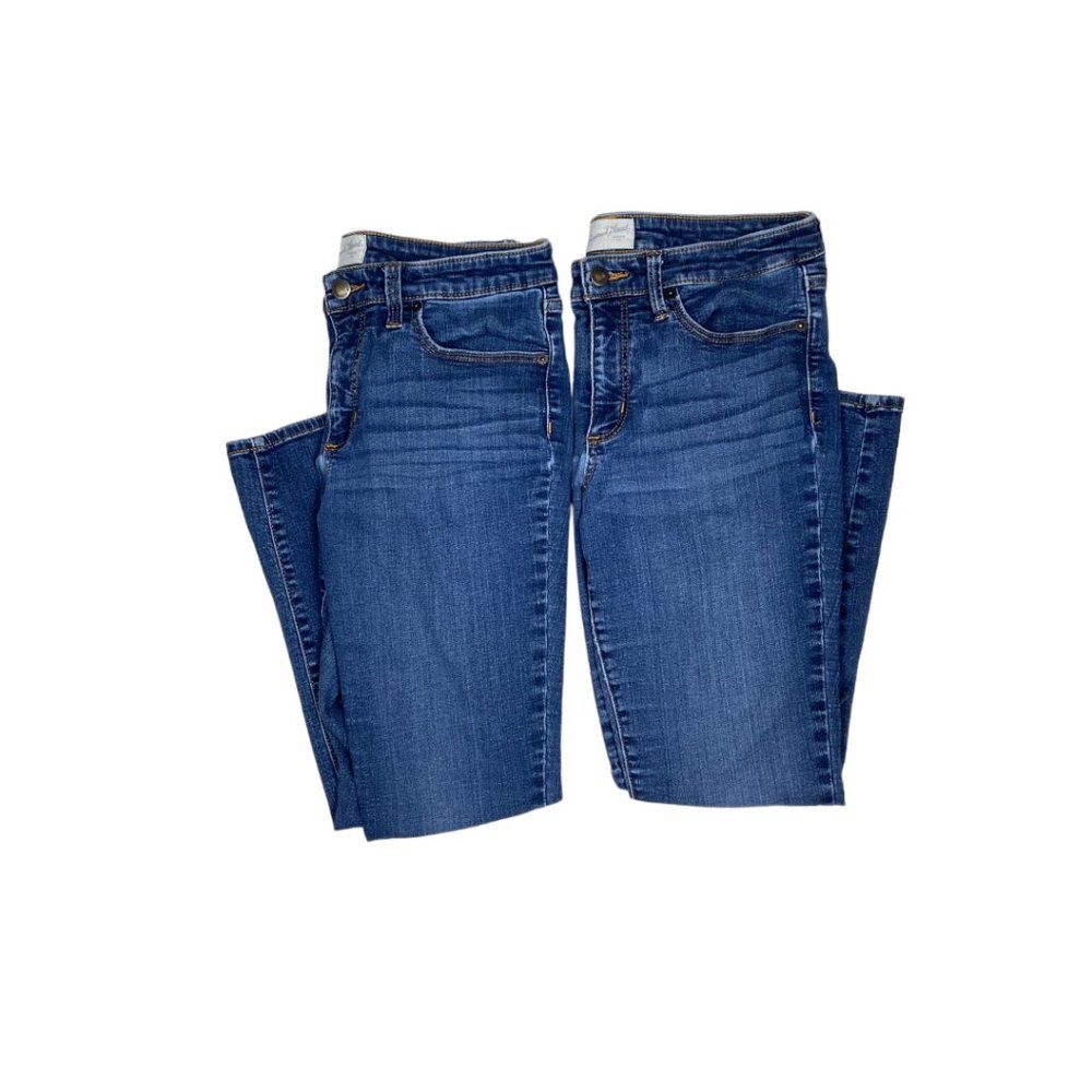 TWO Pairs Womens Universal Thread Mid Rise Skinny Jeans (2020 Cut!!) Sz 10 Short